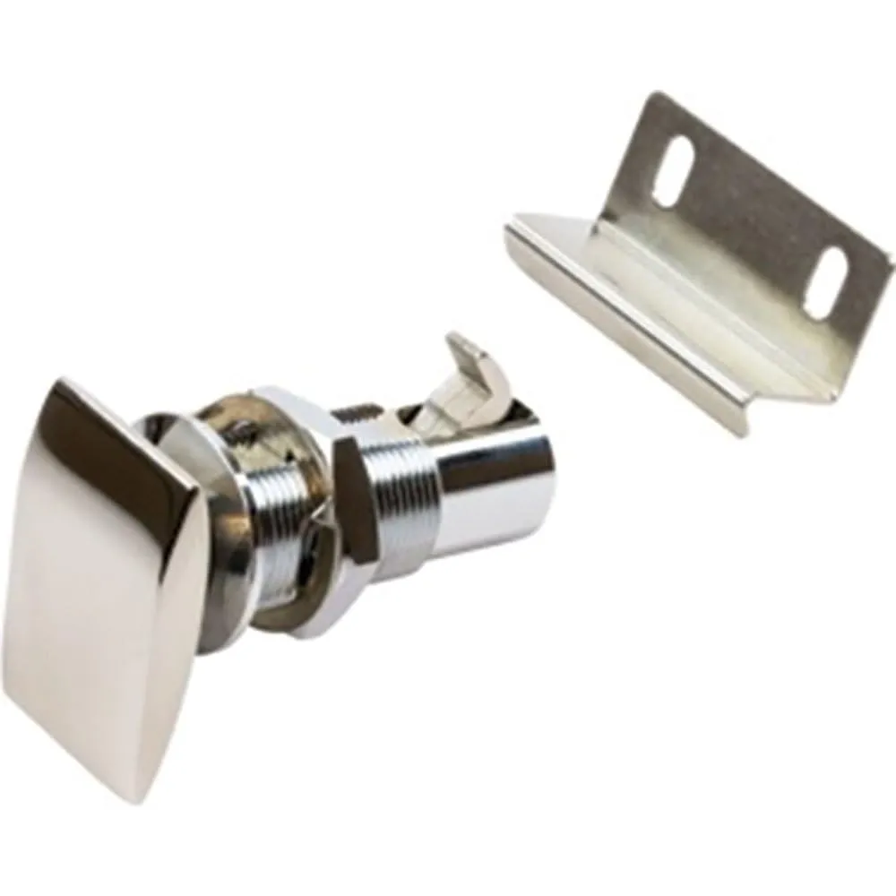 Sea-Dog Push Button Cabinet Latch - Rectangular