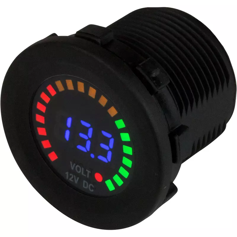 Sea-Dog 421617 Rainbow Display Digital Voltmeter - 12VDC