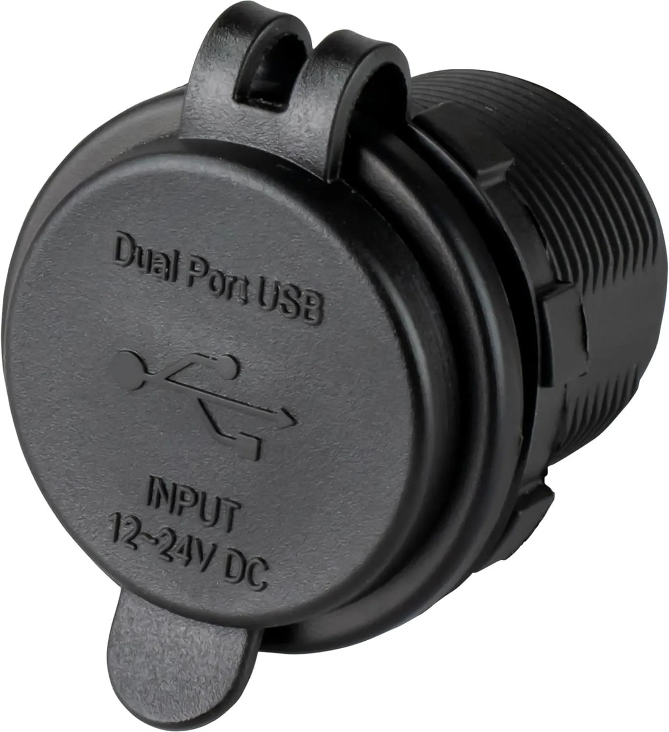 Sea-Dog Round Dual USB & USB-C Power Socket
