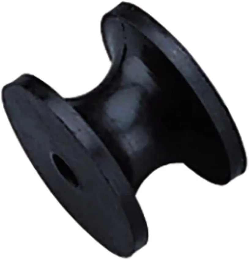 Sea-Dog Replacement Short Bow Roller - Natural Rubber/Brass Insert