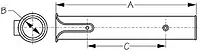 Sea Dog Line 325121-1 Side Mount Rod Holder, White