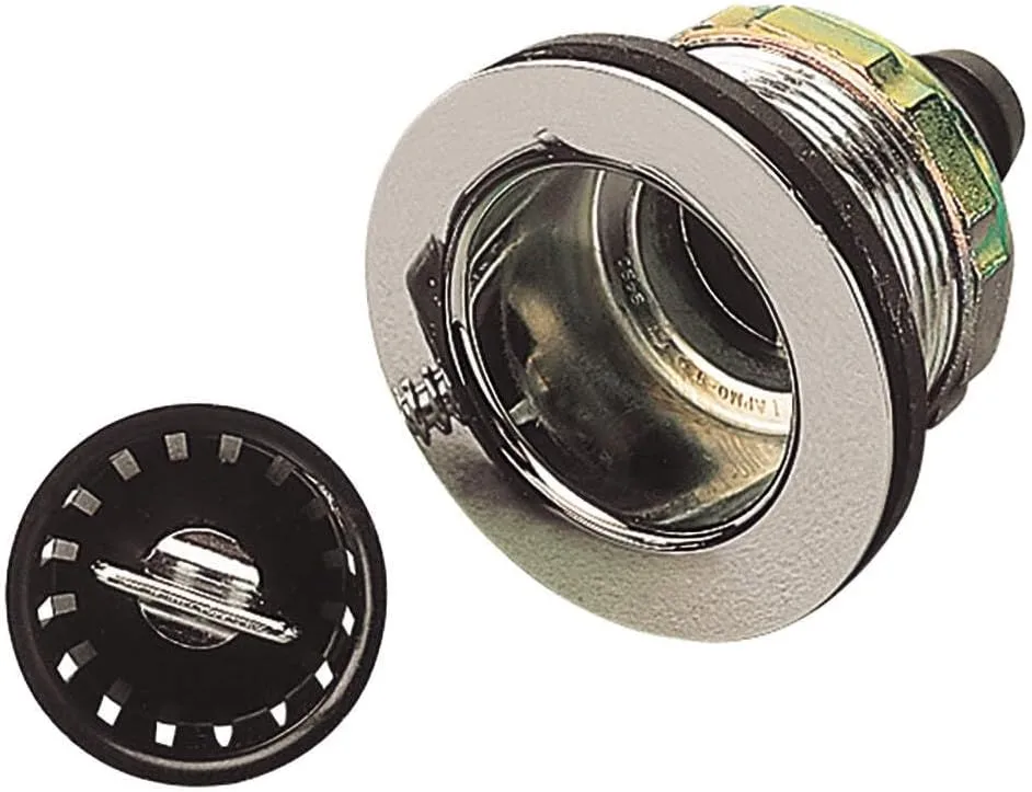 Sea-Dog Sink Drain w/Strainer f/2" Openings - 5/8" Barb