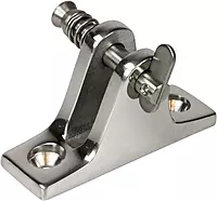 Sea-Dog Stainless Steel Angle Base Deck Hinge - Removable Pin
