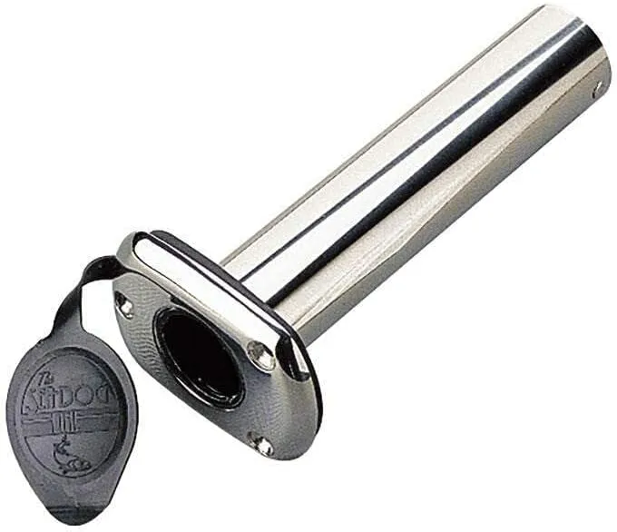 Sea-Dog Stainless Steel Flush Mount Rod Holder w/Cap - 90°