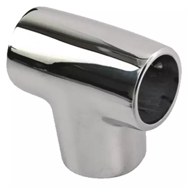 Sea-Dog 290900-1 Stainless Steel Universal Hand Rail Tee - 90°, 7/8" Tube O.D., Black