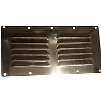 Sea Dog Line 331400-1 Stainless Steel Louvered Deck Plate, 9-1/8 x 4-5/8-Inch