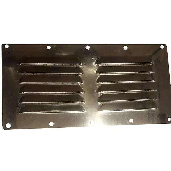 Sea Dog Line 331400-1 Stainless Steel Louvered Deck Plate, 9-1/8 x 4-5/8-Inch