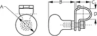 Sea-Dog 230106-1 Steering Wheel Maneuvering Knob