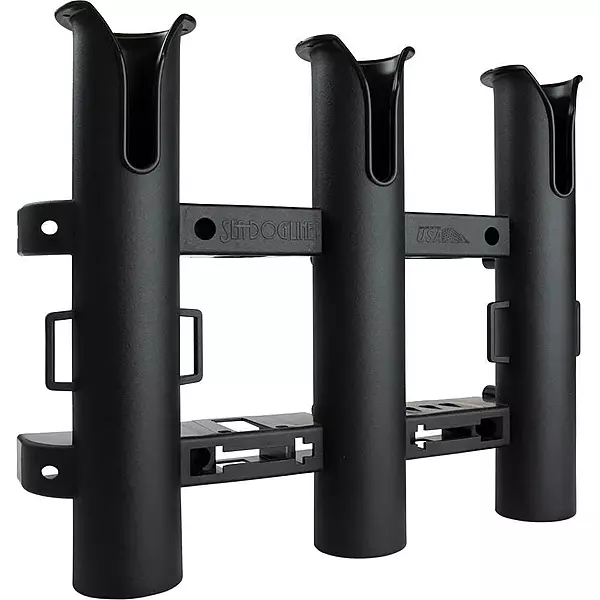 Sea-Dog Triple Threat Three Pole Rod Holder - Black