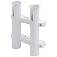 Sea-Dog Two Pole Side Mount Rod Storage Rack - White
