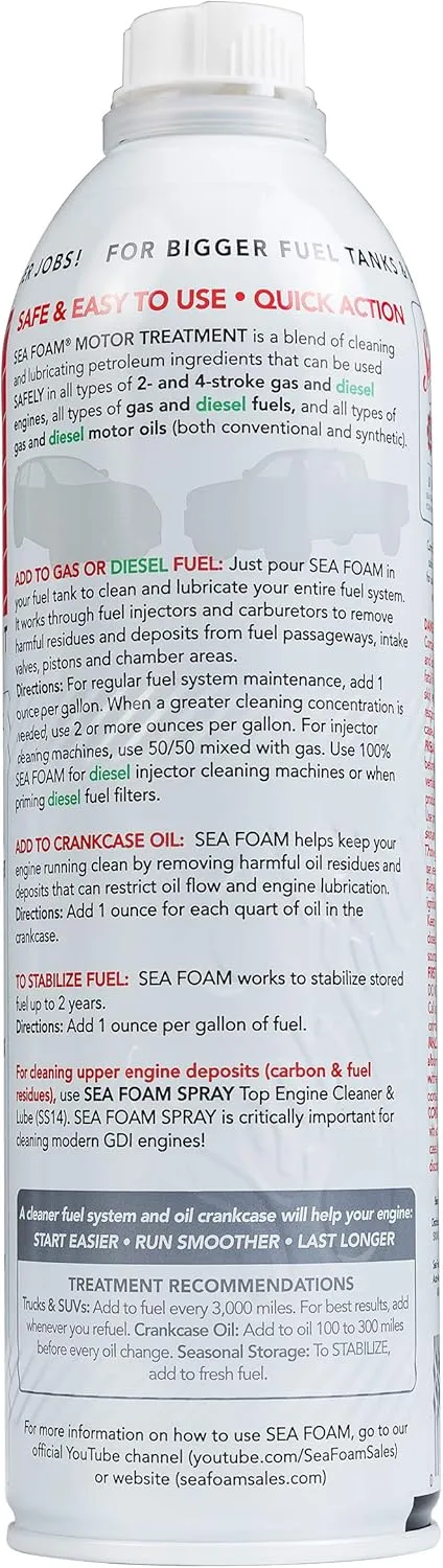 Sea Foam Truck & SUV Motor Treatment ST20, 20 oz