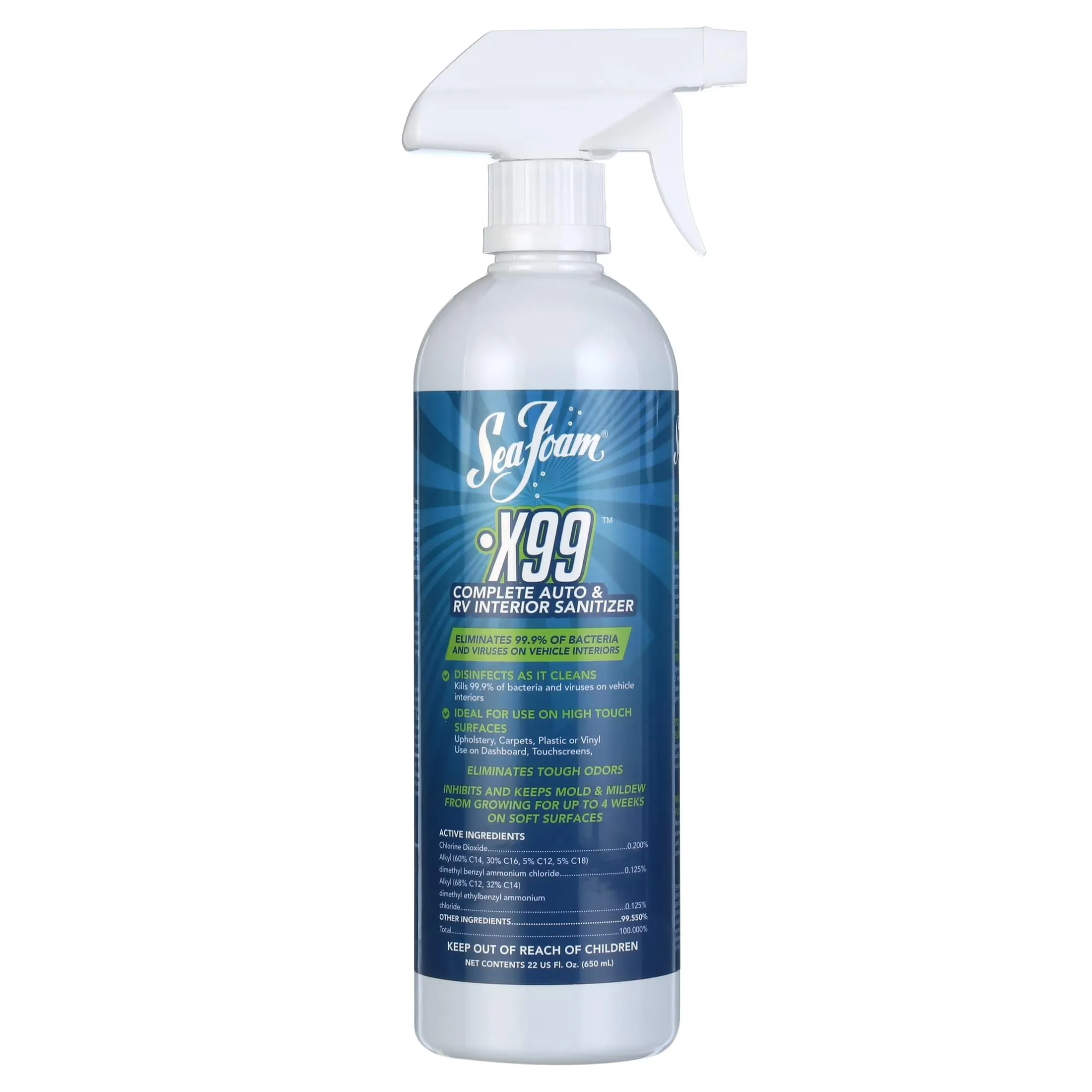 Seafoam X99 Complete Auto & Rv Interior Sanitiz