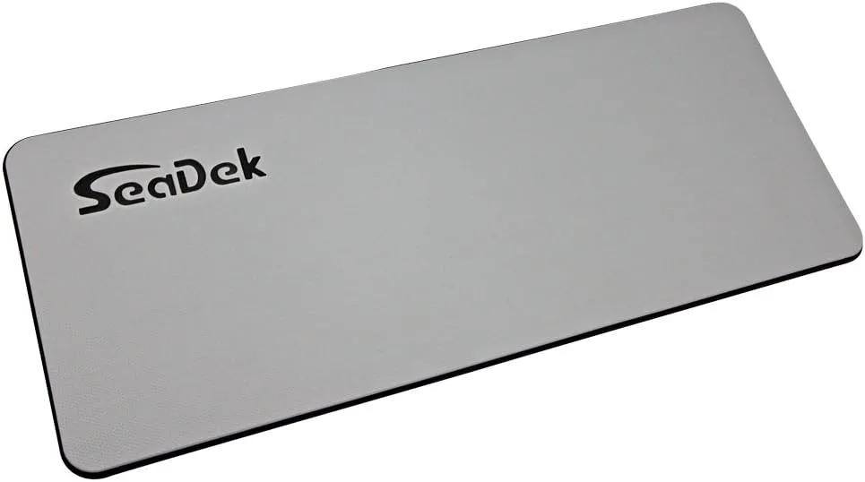 SeaDek Small Helm Pad - Storm Grey/Black w/SeaDek Logo