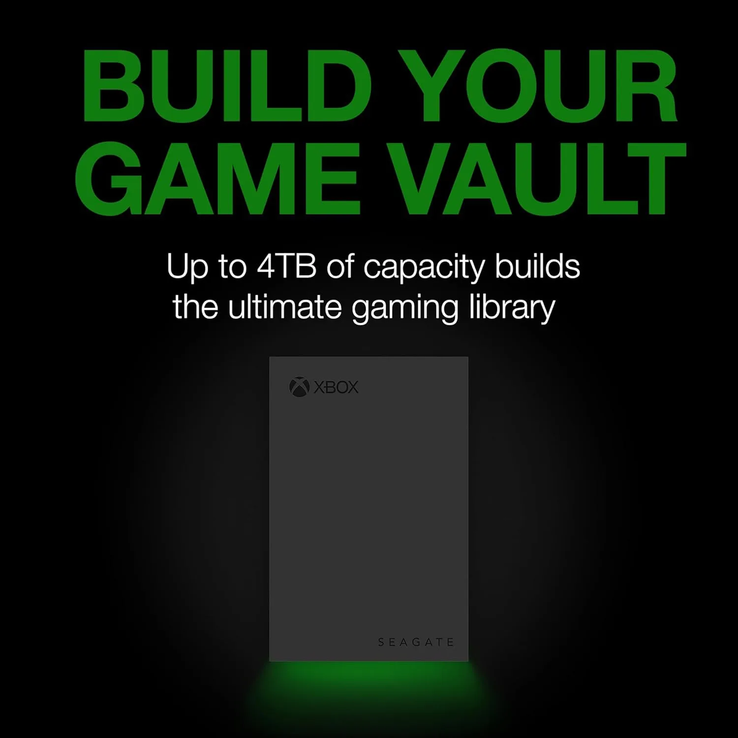 Seagate Game Drive for Xbox 4TB External Hard Drive - USB 3.2 (STKX4000402)