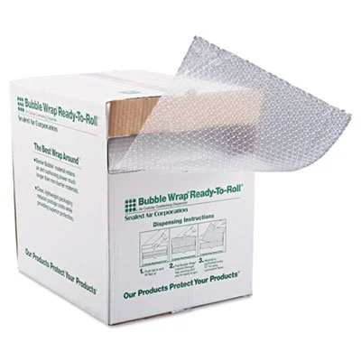 Sealed Air Cellular Cushioning Material, 12 1/2 in W, Small Bubble (3/16 in), 100 ft