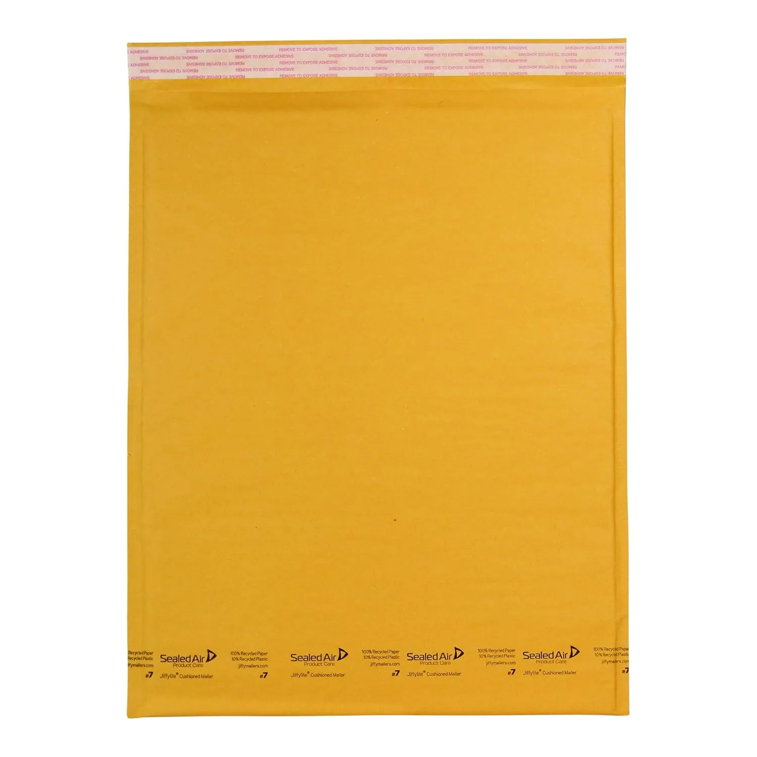 Sealed Air JiffyLite Bubble Mailers, 14.25 x 20 in, Kraft, 50/Case
