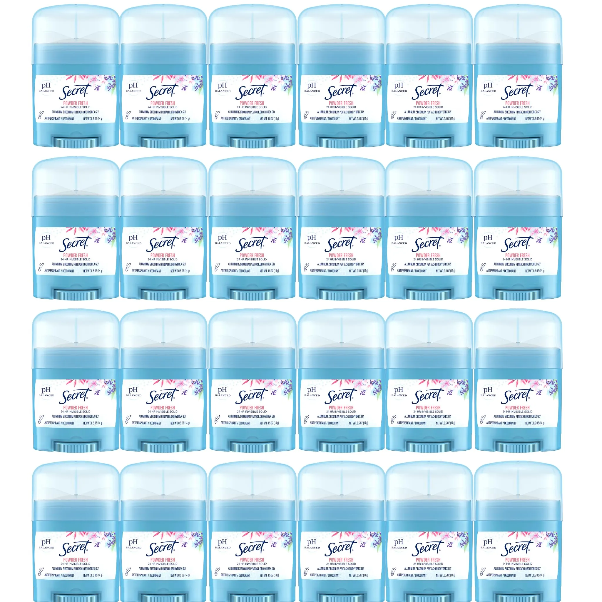 Secret Antiperspirant and Deodorant for Women, 24hr Sweat & Odor Protection, PH Balanced Protection, Gentle on Skin
