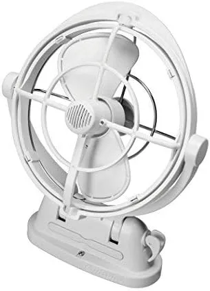 SEEKR Sirocco II 3-Speed 7" Gimbal Fan - 12/24V Auto-Sensing DC