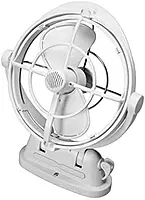 SEEKR Sirocco II 3-Speed 7" Gimbal Fan - 12/24V Auto-Sensing DC