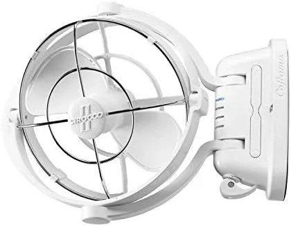 SEEKR Sirocco II 3-Speed 7" Gimbal Fan - 12/24V Auto-Sensing DC