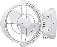 SEEKR Sirocco II 3-Speed 7" Gimbal Fan - 12/24V Auto-Sensing DC