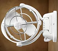 SEEKR Sirocco II 3-Speed 7" Gimbal Fan - 12/24V Auto-Sensing DC