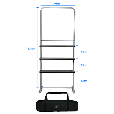 Tension Fabric Display Rack