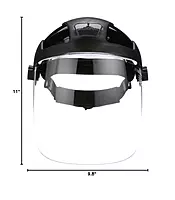 Sellstrom DP4 Face Shield - Lightweight Mask with High Impact Crown & Ratchet Headgear for Work, Grinding