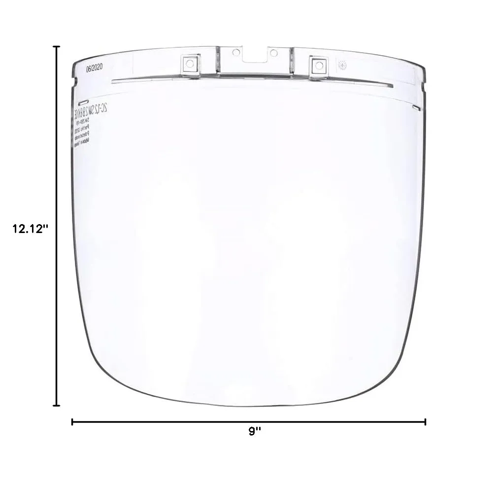 Sellstrom Replacement Window for Face Shield DP4 Multi-Purpose Safety Mask, Polycarbonate, Anti-Fog Coated, Clear Tinted