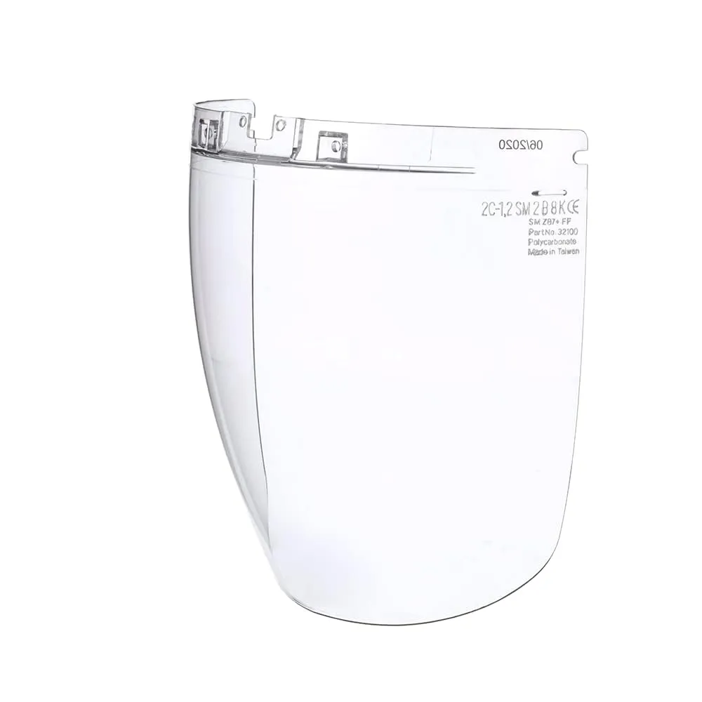 Sellstrom Replacement Window for Face Shield DP4 Multi-Purpose Safety Mask, Polycarbonate, Anti-Fog Coated, Clear Tinted