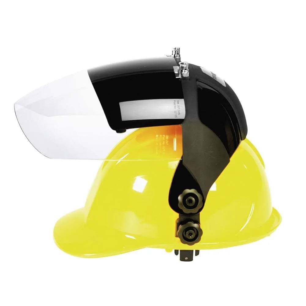 SELLSTROM Safety Face Shield with Universal Hard Hat Slot Adapter, Clear Anti-Fog Polycarbonate
