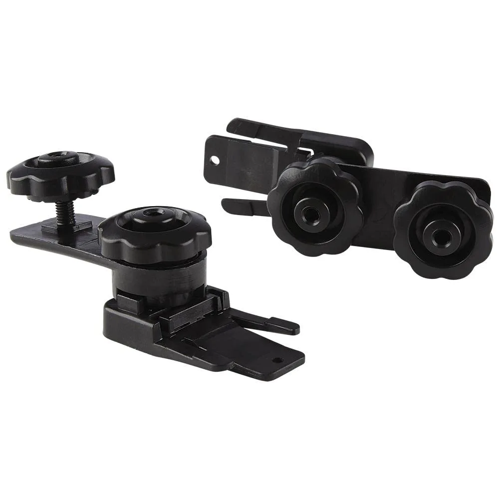 Sellstrom Faceshield Adapter, Slotted, 1 Pair, Black, S61970