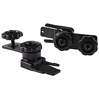 Sellstrom Faceshield Adapter, Slotted, 1 Pair, Black, S61970