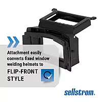 Sellstrom Flip Front Adapter for Welding Helmets - Lift Front Retainer - Nylon
