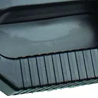 Sellstrom Lightweight, Heat Resistant Hand Held Iron Mask Welding Shield, 2" x 4.25" Shade 10 IR Plate, HDPE, Black Shield