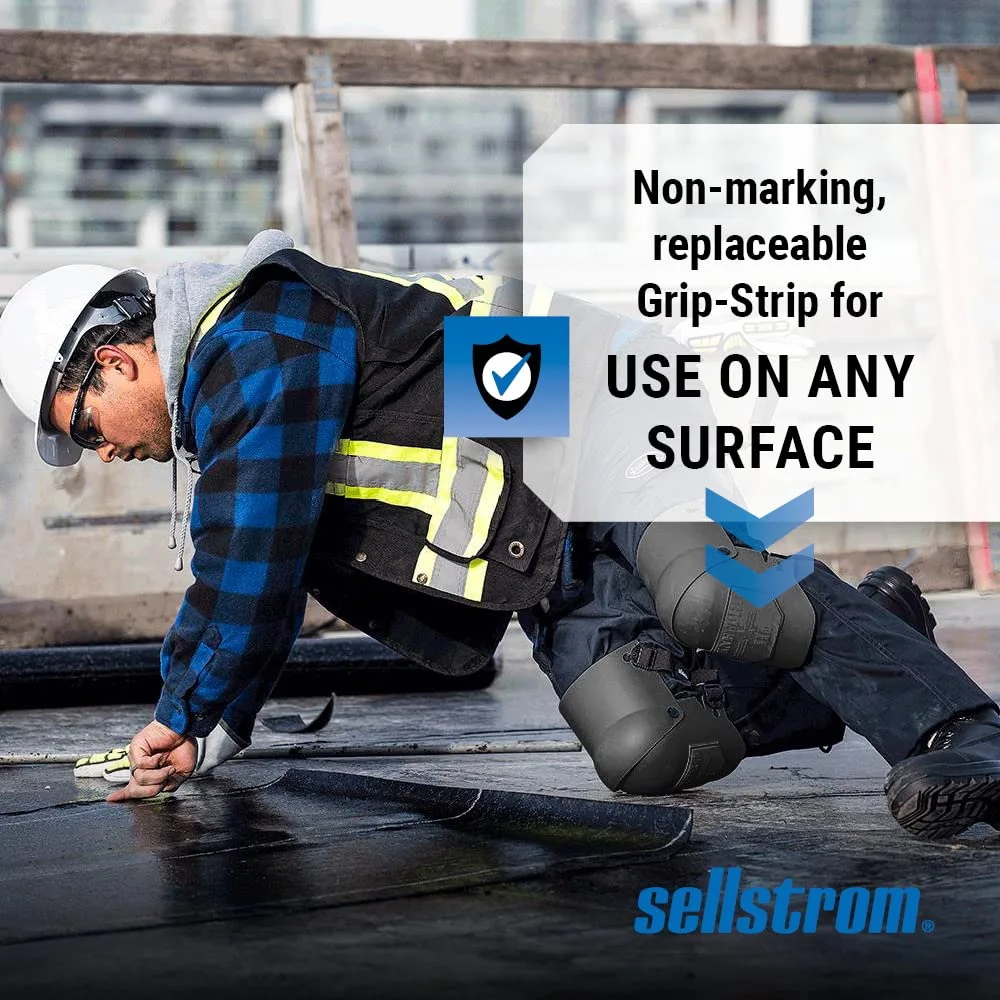 Sellstrom KneePro Ultra Flex III Professional Knee Pads with Triple-Layer Foam, Hinged Design & Speed Clips