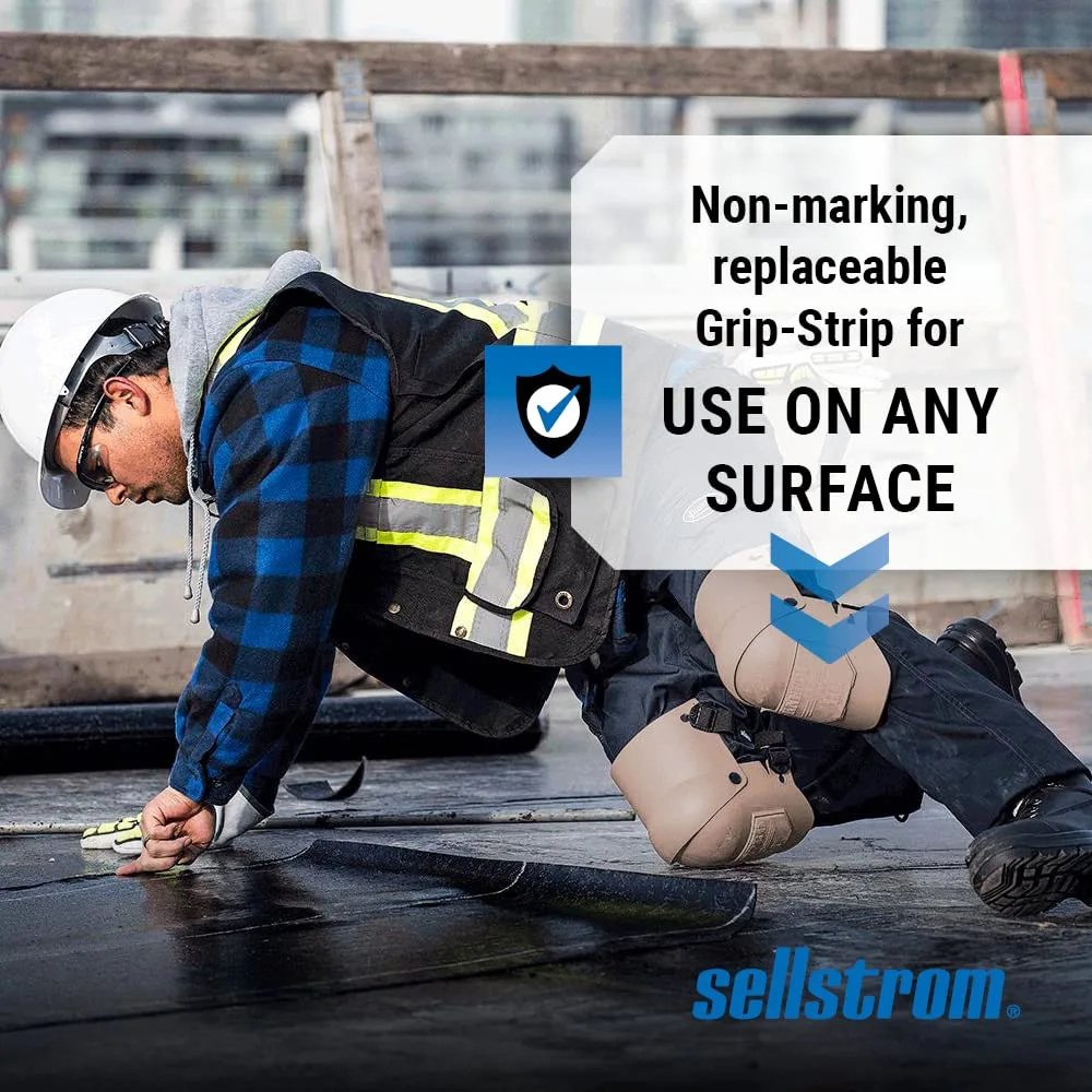 Sellstrom KneePro Ultra Flex III Professional Knee Pads with Triple-Layer Foam, Hinged Design & Speed Clips