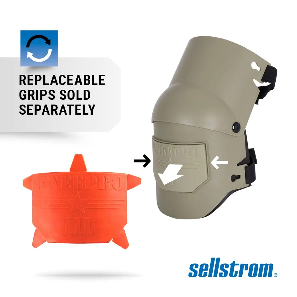 Sellstrom KneePro Ultra Flex III Professional Knee Pads with Triple-Layer Foam, Hinged Design & Speed Clips