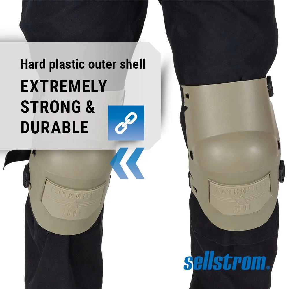 Sellstrom KneePro Ultra Flex III Professional Knee Pads with Triple-Layer Foam, Hinged Design & Speed Clips