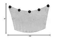 Sellstrom Welding Bib, Leather, 5inL x 10inW