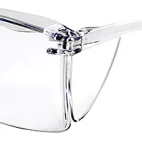 Sellstrom Lightweight, Over-The-Glass Safety Glasses, Protective Eyewear, Clear Lens, Clear Frame with Side shields (Qty 1)