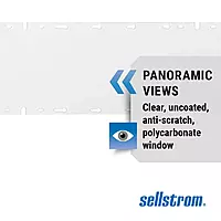 Sellstrom Replacement Polycarbonate Window - for 380 Series Face Shields - ANSI Z87.1