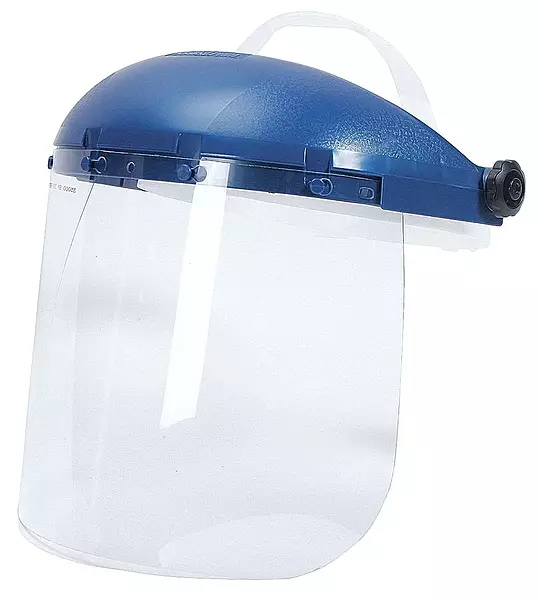 Sellstrom Face Shield, Single Crown, Full Safety Mask for Men and Women