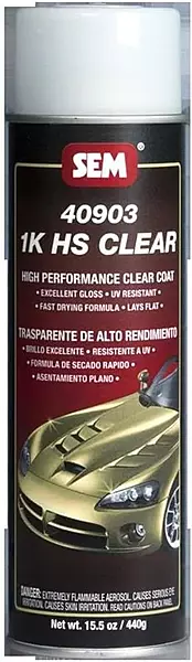 SEM 40903 1K HS Clear Aerosol - 15.5 oz High-Gloss
