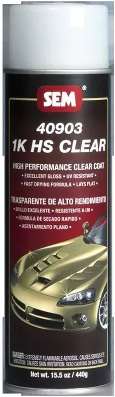 SEM 40903 1K HS Clear Aerosol - 15.5 oz High-Gloss