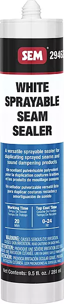 SEM 2-IN-1 Seam Sealer - 9.5oz Tube - White