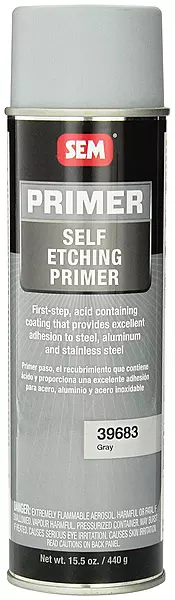 SEM 39683 Grey Self Etching Primer - 15.5 oz.