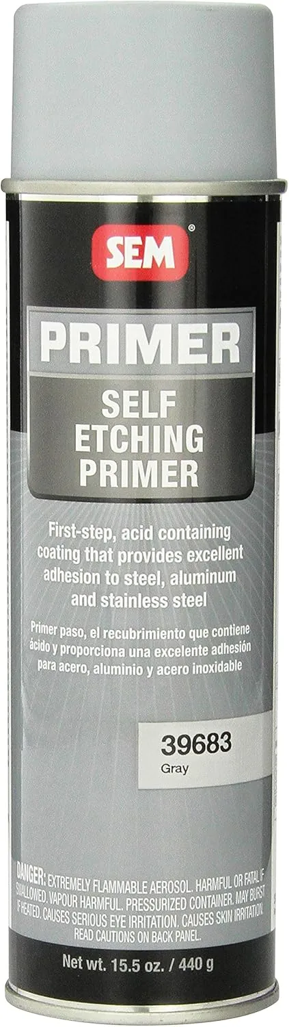 SEM 39683 Grey Self Etching Primer - 15.5 oz.