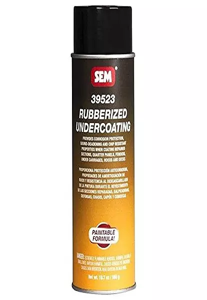 SEM Rubberized Undercoating - 24oz Aerosol Can - Black