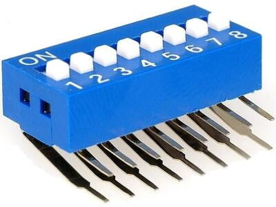 DSK-08 DIP-SWITCH 0.05A/12VDC